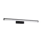 Eglo Wall Light Vadumi Black Bathroom 11W 1350lm - 840 Cool White | IP44 